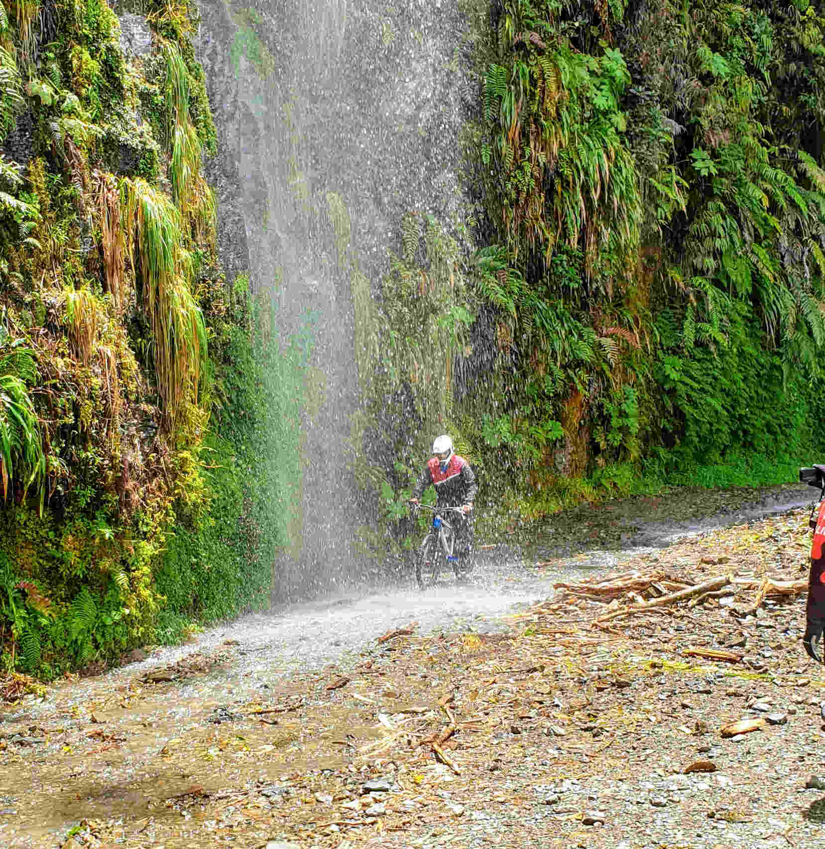 Mount Kilimanjaro slopes bike trail view